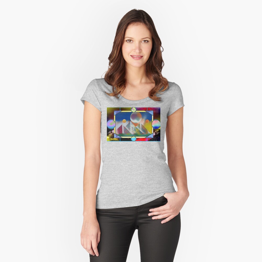 Item preview, Fitted Scoop T-Shirt designed and sold by mugglequeen.