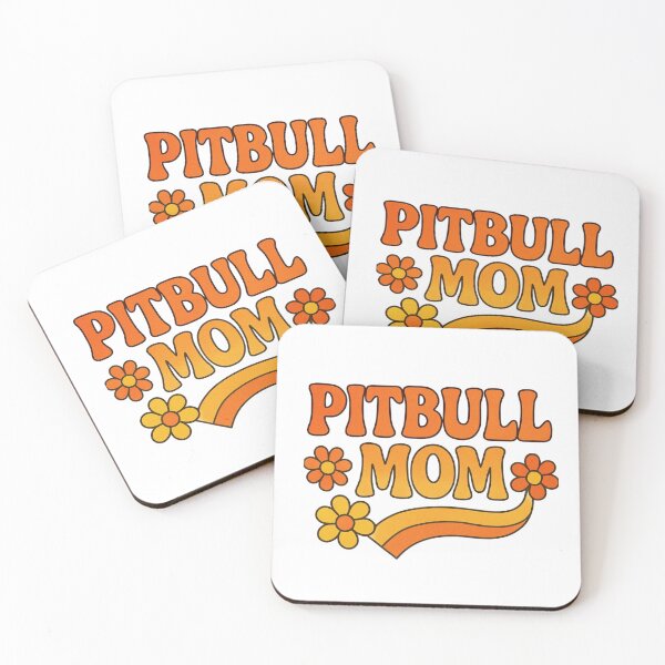 Item preview, Pitbull Mom 70'S Groovy style designed and sold by My Pitbull Place.