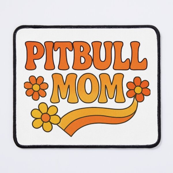 Item preview, Pitbull Mom 70'S Groovy style designed and sold by My Pitbull Place.