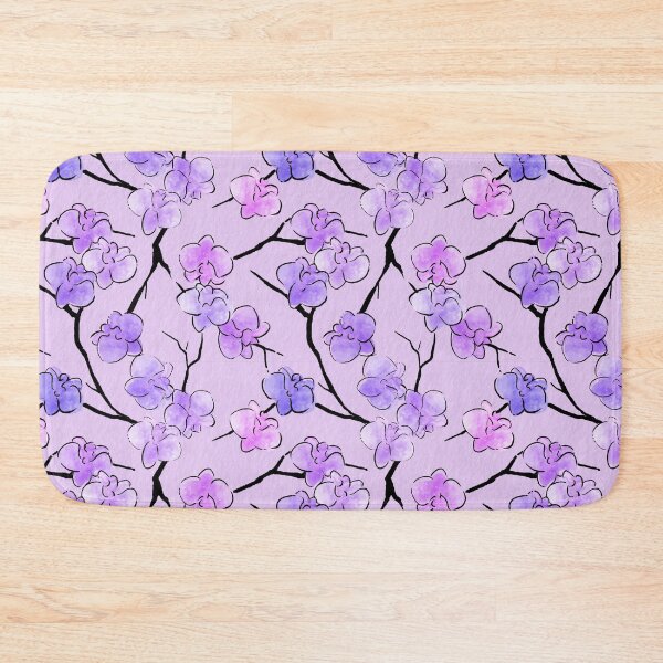 Item preview, Purple orchid watercolor pattern designed and sold by Fridayscorner.