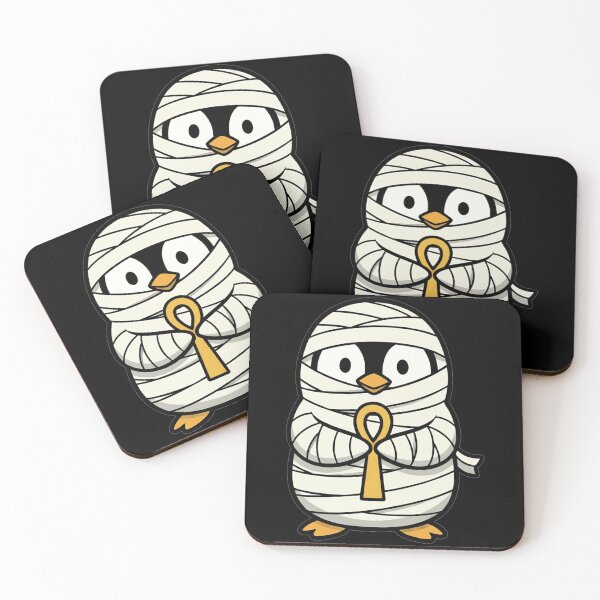 Item preview, Cute Mummy Penguin with Egyptian Ankh Symbol designed and sold by k3rstman1.