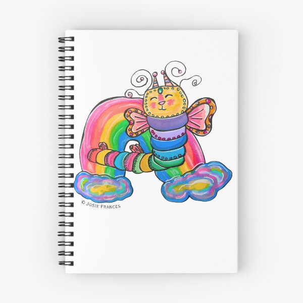 Item preview, Rainbow Caterpillar Fairy Sketch designed and sold by Ruby Tiger Creations.