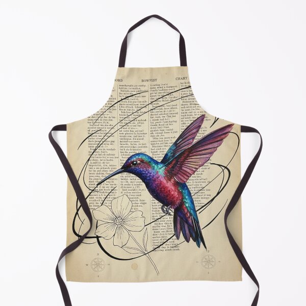 Item preview, Artistic Hummingbird – Colorful Sketch with Scientific Style designed and sold by HeyHas.