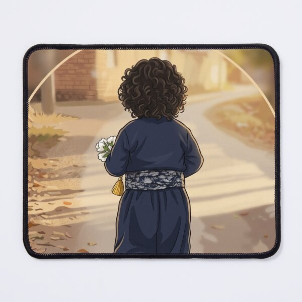 Item preview, Kurdish Boy with Flowers on Autumn Path designed and sold by Saragoza.