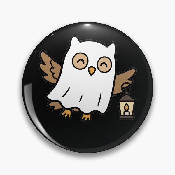Item preview, Cute Spooky Halloween Ghost Owl Lantern designed and sold by k3rstman1.