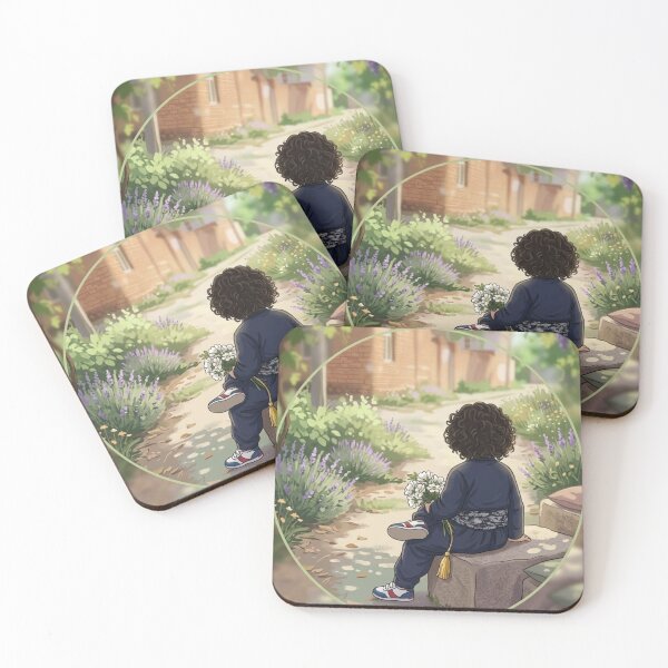 Item preview, Kurdish Child Waiting in a Sunlit Garden designed and sold by Saragoza.