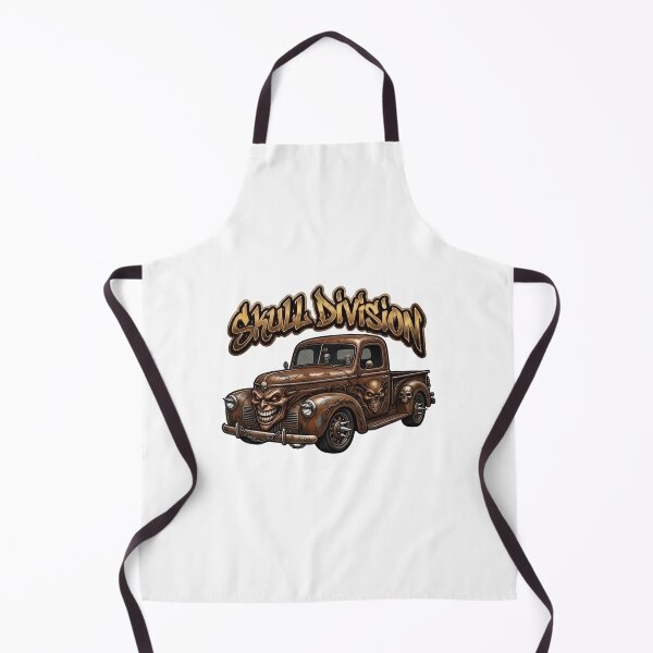 Item preview, Skull Division Rust Rat Rod Truck - Badass Gothic Vintage Pickup Art designed and sold by SasquatchTrail.