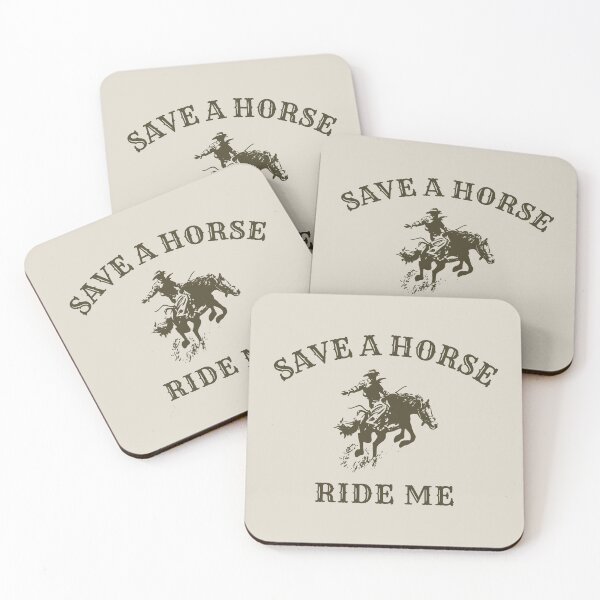 Item preview, Save a Horse Ride Me - Funny Cowboy Cowgirl Western Inappropriate Adult designed and sold by Teeter-Totter.