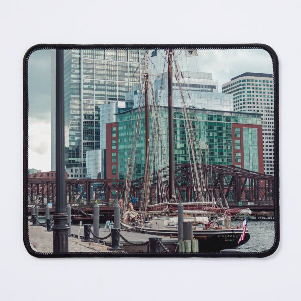 Item preview, Boston Harbor Sailboat and City Skyline Photography designed and sold by MDCCo.