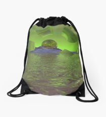 Broken Planet Drawstring Bag