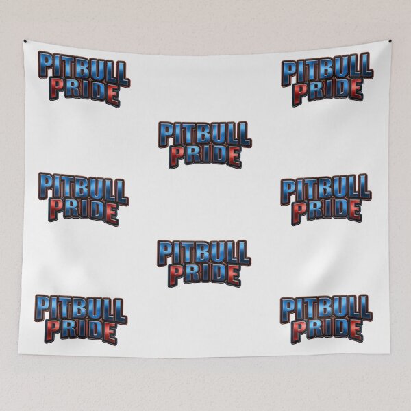 Item preview,  Pitbull Pride Blue & Red Varsity design designed and sold by My Pitbull Place.