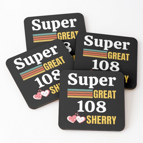 Item preview, Super Great 108 Sherry Personalized Name Birthday Gift designed and sold by SofenArt.