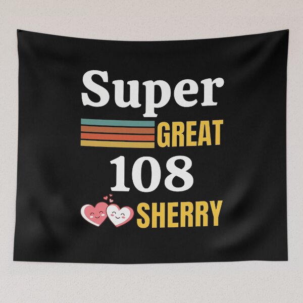 Item preview, Super Great 108 Sherry Personalized Name Birthday Gift designed and sold by SofenArt.