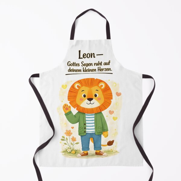 Item preview, Personalized lion children's room poster with the name Leon designed and sold by LoveNurseries.