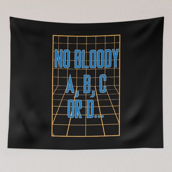 Item preview, No Bloody... (vertical) designed and sold by BLinnDesigns.