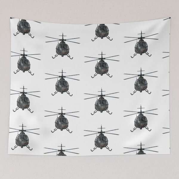 Item preview, Stealth Military Helicopter Design – Little Bird Art designed and sold by Combat Skies.