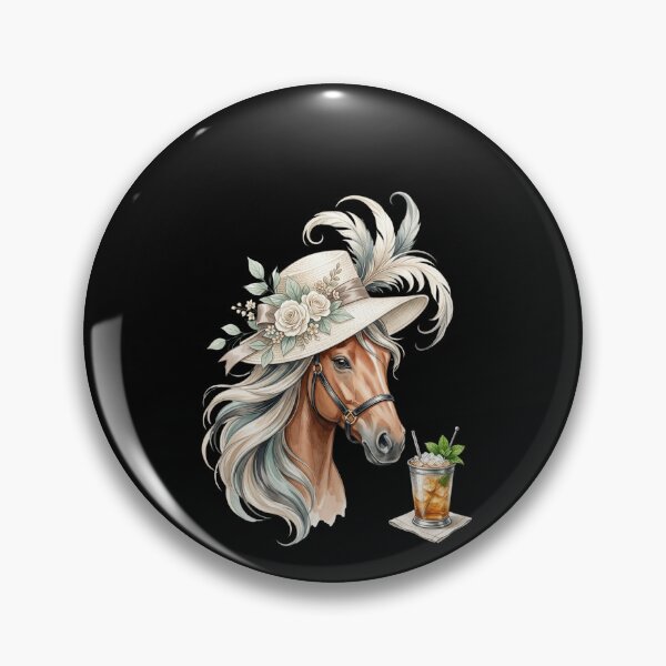 Item preview, Kentucky Derby Horse Racing Mint Julep Race Day Fan designed and sold by SofenArt.