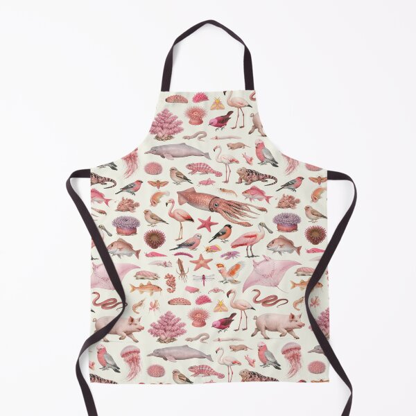 Item preview, Wild World in Pink Retro Wildlife Identification Chart designed and sold by kakarikihill.