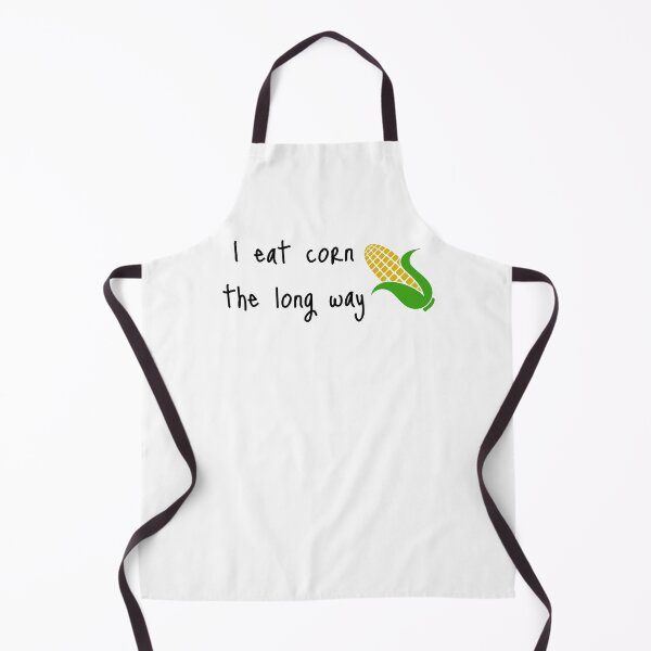 Item preview, I eat corn the long way funny quote designed and sold by Karisdesignss.