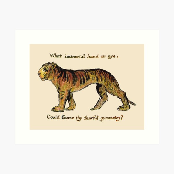 Item preview, William Blake: The Tyger designed and sold by dzdn.