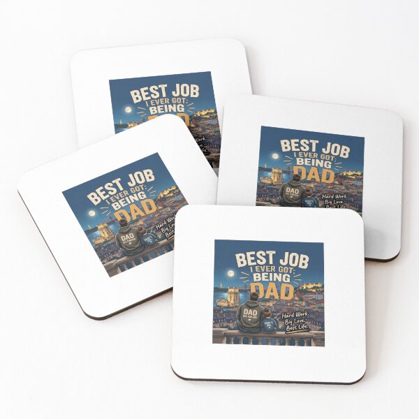 Item preview, Best Job Ever Dad Cute Father Design designed and sold by HHHGS.