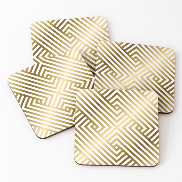 Item preview, Art Deco Geometric Designs Vibrant Golden Sophisticated Pattern designed and sold by DEC02.