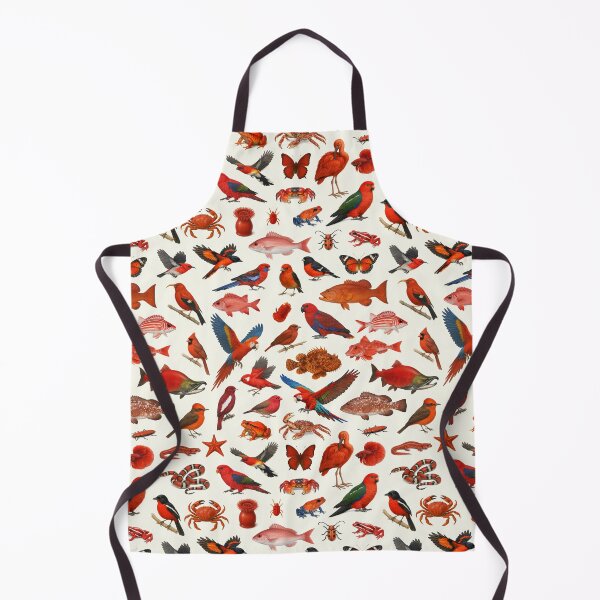Item preview, Wild World in Red Retro Wildlife Identification Chart designed and sold by kakarikihill.