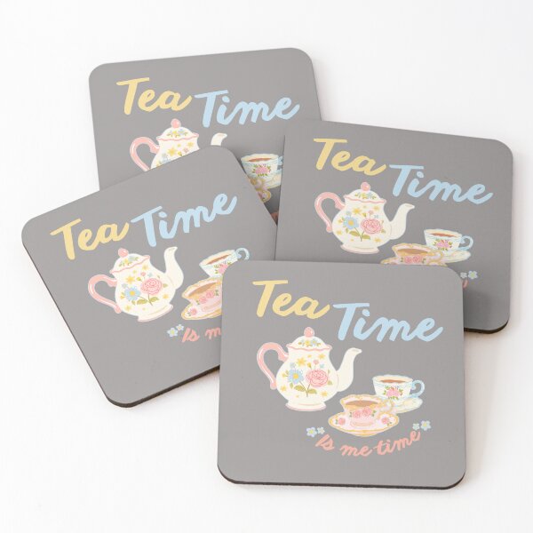 Item preview, TeaTime Is Me Time Teapot and cups designed and sold by Shedronpanda.
