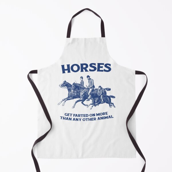 Item preview, Funny horse riding horse fart joke quote art (on light colors) designed and sold by messy-nessie.