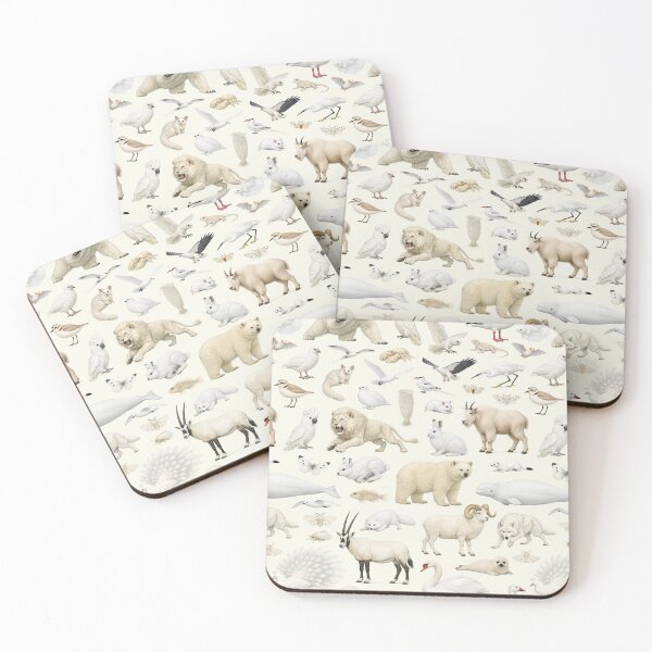 Item preview, Wild World in White Retro Wildlife Identification Chart designed and sold by kakarikihill.
