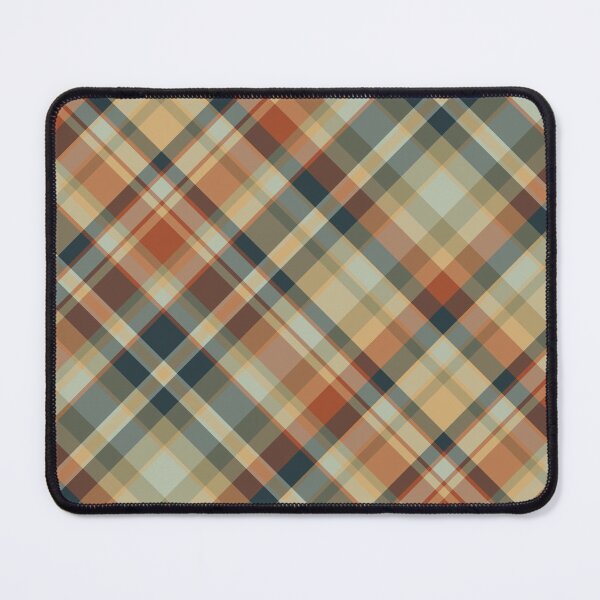 Item preview, Warm Neutral Diagonal Plaid Pattern designed and sold by Rosemarie Guieb Designs.