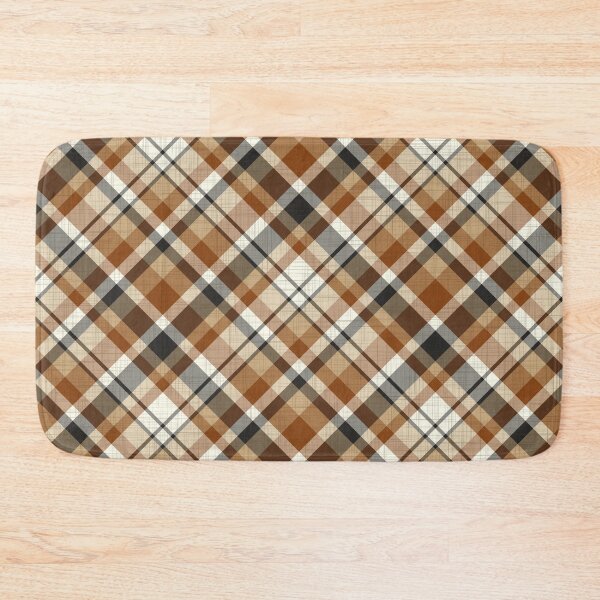 Item preview, Country Warm Diagonal Plaid Pattern designed and sold by Rosemarie Guieb Designs.
