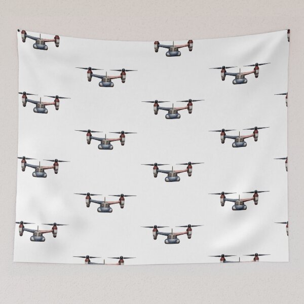 Item preview, USA Flag Painted V-22 Osprey Front View Design designed and sold by Combat Skies.