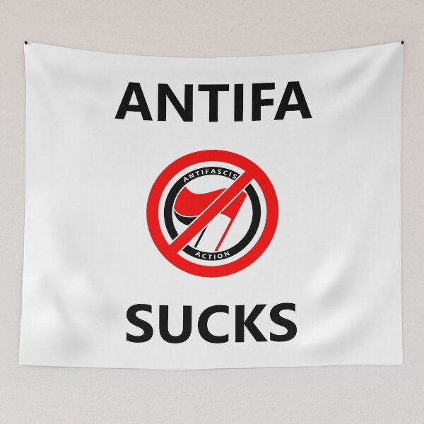 Item preview, Antifa Sucks designed and sold by RebarForOwt.
