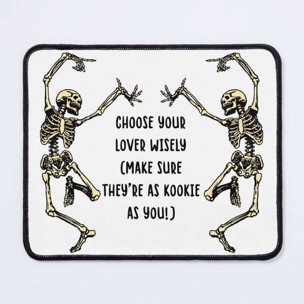 Item preview, Lovers Skeleton Quote Funny Gothic Skeleton Design Equality designed and sold by Lumennyxart.