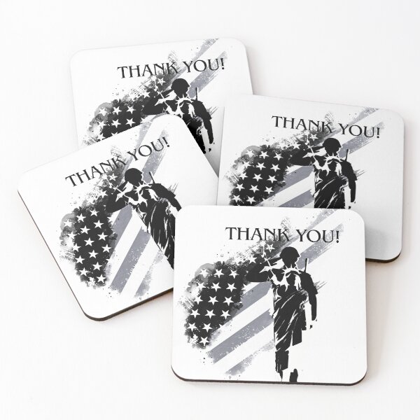 Item preview, Minimalist Soldier: Liberty Patriotic Thank You  designed and sold by AXENT Designs.