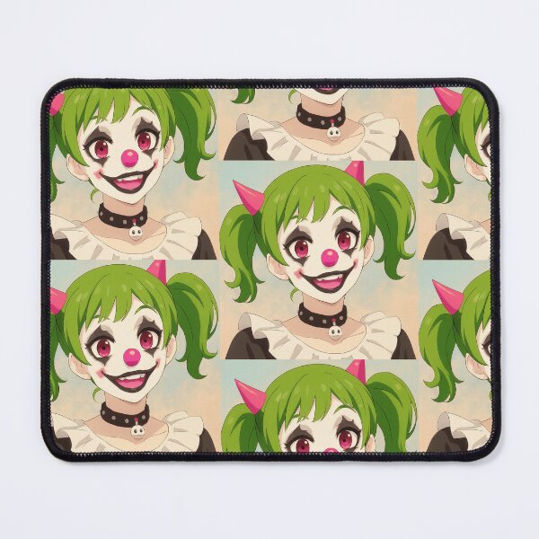 Item preview, Clown Girl With Green Hair designed and sold by NickyMakesCoolStuff.