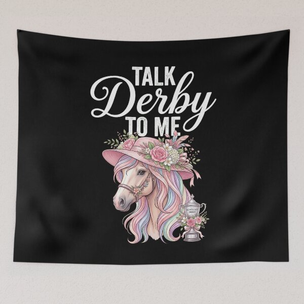 Item preview, Talk Derby To Me Kentucky Derby Horse Racing Fan designed and sold by SofenArt.