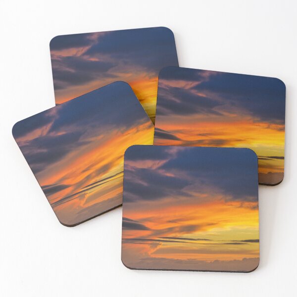 Item preview, Vibrant Sunset Over Brisbane City Skyline designed and sold by pcole123.
