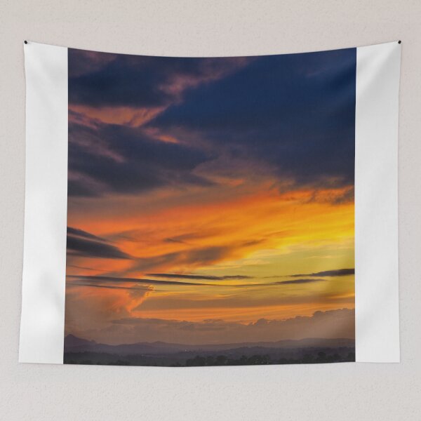 Item preview, Vibrant Sunset Over Brisbane City Skyline designed and sold by pcole123.