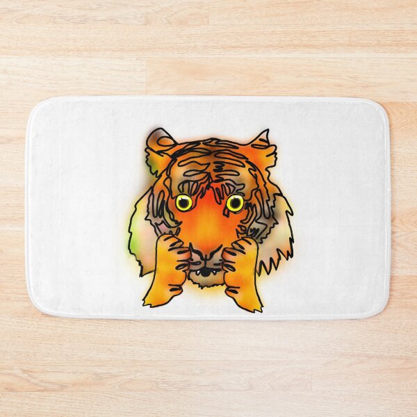 Item preview, Maple the Tiger shocked emoji - animalz  designed and sold by Ashley’sAnimalz.