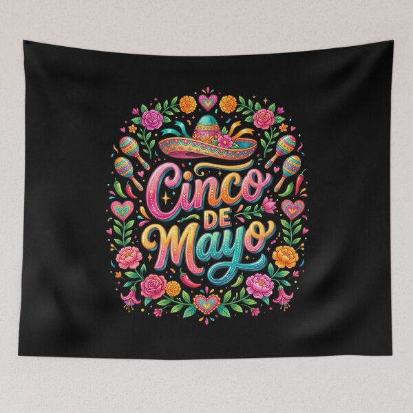 Item preview, Cinco De Mayo Mexican Celebration Fiesta designed and sold by SofenArt.