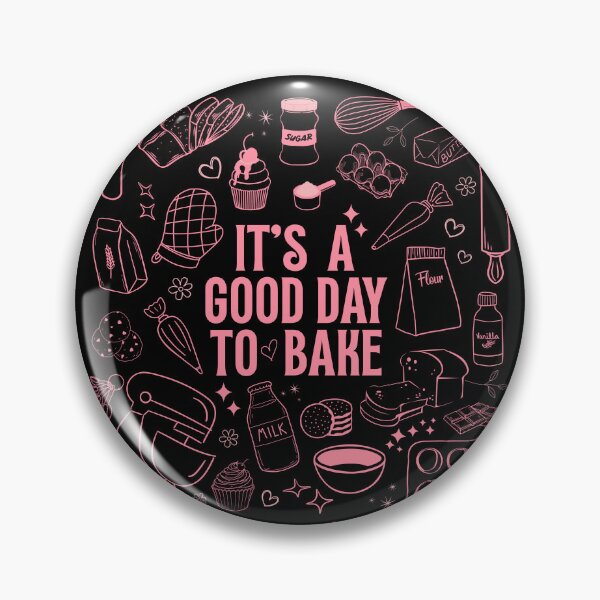 Item preview, It's a good day to bake, cute kitchen utensils and baking ingredients designed and sold by Shedronpanda.