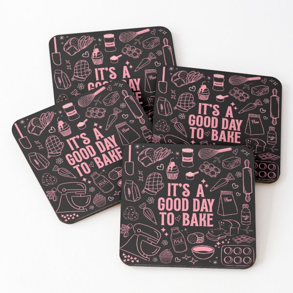 Item preview, It's a good day to bake, cute kitchen utensils and baking ingredients designed and sold by Shedronpanda.