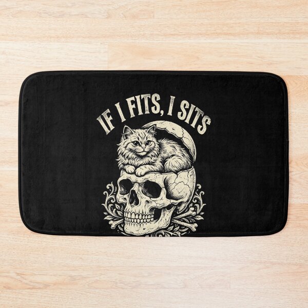 Item preview, If I Fits, I Sits Cat Lover Feline Meme Humor designed and sold by SofenArt.