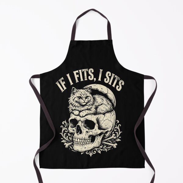 Item preview, If I Fits, I Sits Cat Lover Feline Meme Humor designed and sold by SofenArt.