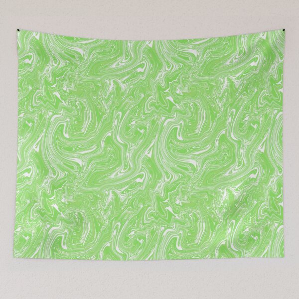 Item preview, lime green marble pattern designed and sold by victorian-era-frog.
