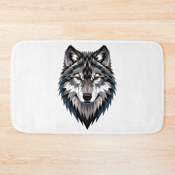 Item preview, Geometric Wolf Head Abstract Polygon Art designed and sold by Zanigold.