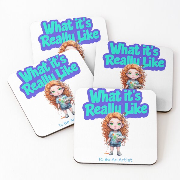 Item preview, What It’s Really Like: To Be An Artist | Messy Studio Creative Chibi designed and sold by ArtisticDesignsbyLinda.