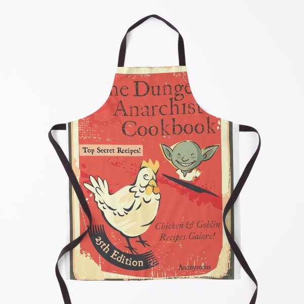 Item preview, Dungeon Anarchist's Chicken and Goblin Recipes Cookbook T-Shirt designed and sold by Fire Brandy.